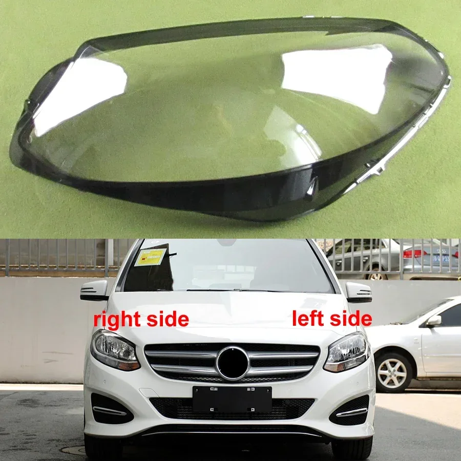 

For Benz B-Class W246 2016 2017 2018 2019 Transparent Headlight Cover Lampshade Headlamp Shell Plexiglass Auto Replacement Parts