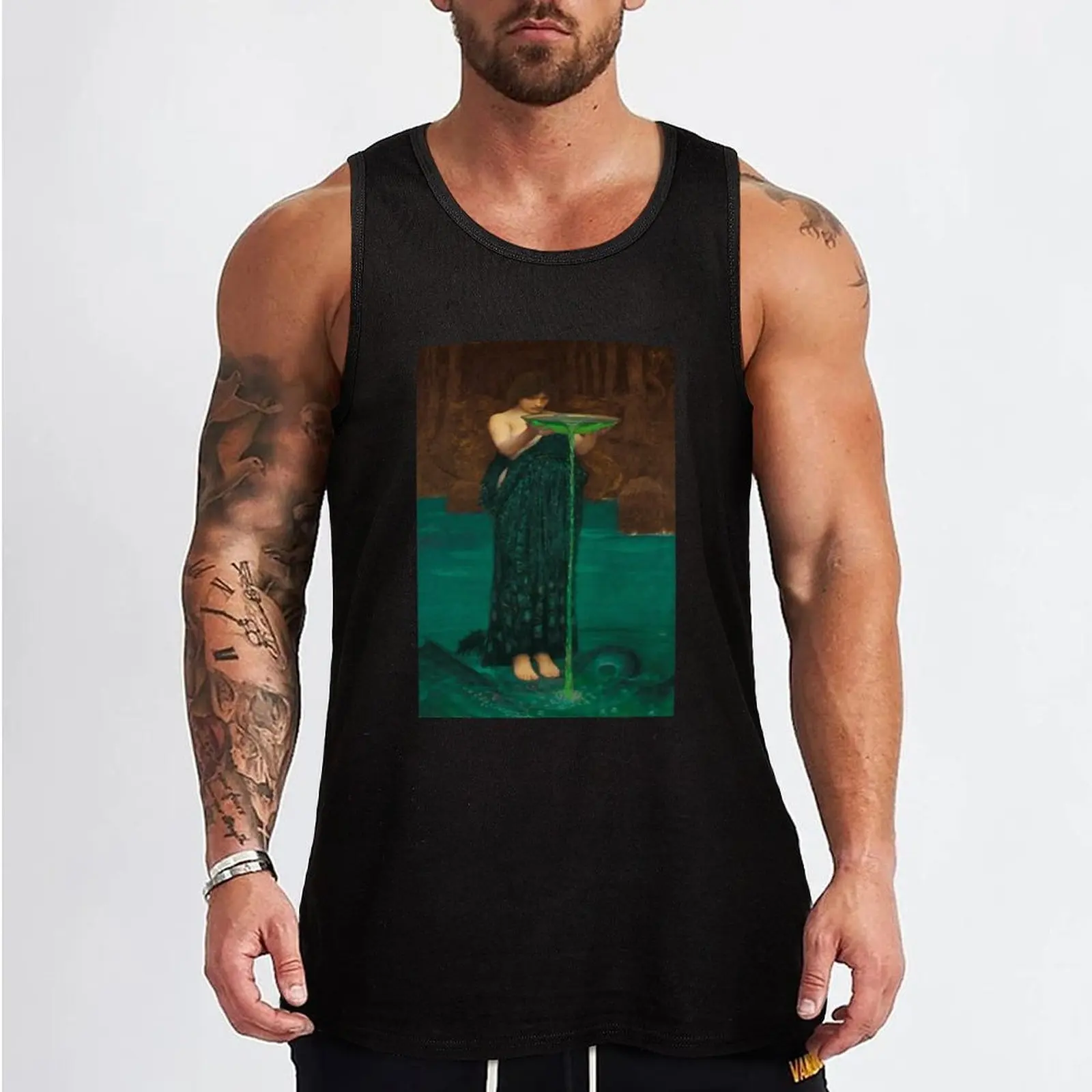 John William Waterhouse - Circe Invidiosa Tank Top bodybuilding mens gym clothes