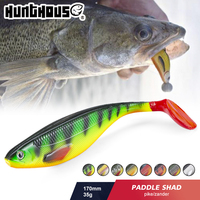 Hunthouse Fishing Soft Lure Artificial Bait Big Silicone Shad Sinking Wobblers Easy Shiner 170mm 35g PVC Seabass Perch Zander