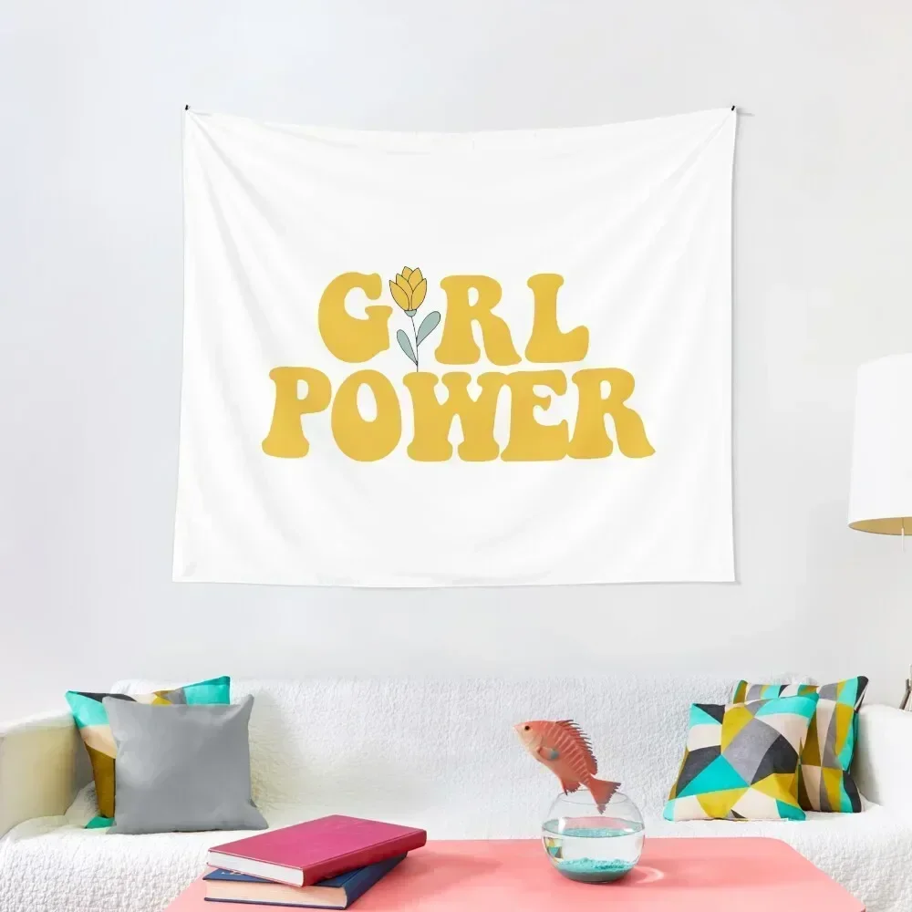 GIRL POWER Tapestry Decorations For Room Decoration Aesthetic Cute Decor Outdoor Decoration Tapestry