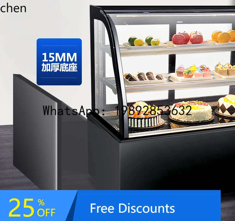 

BB cake refrigerated display cabinet fruit deli dessert freezer air-cooled desktop small fresh-keeping cabinet