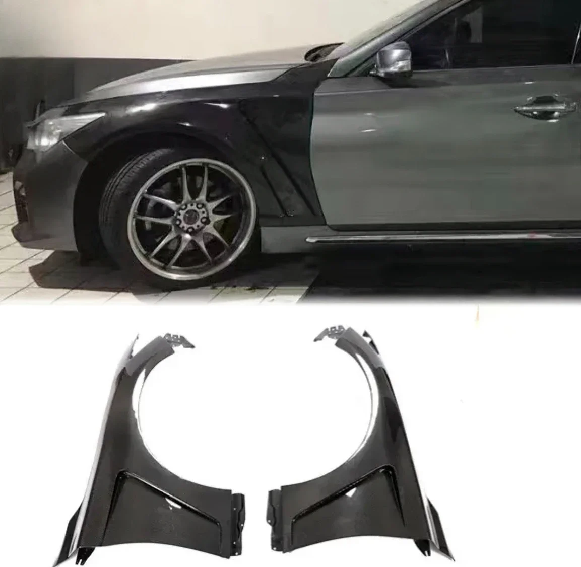 

MRD Carbon fenders For Infiniti Q50 2014-2018 carbon fiber side fender V1 V2 V3