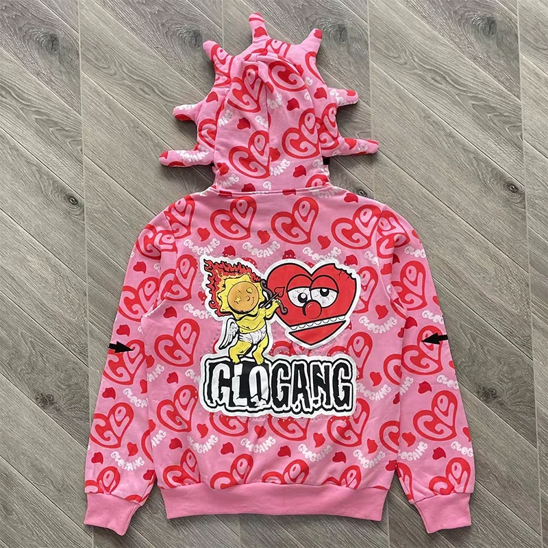 2025fw Glo Gang The Glory Full Zip Hoodie Men Women 1:1 High