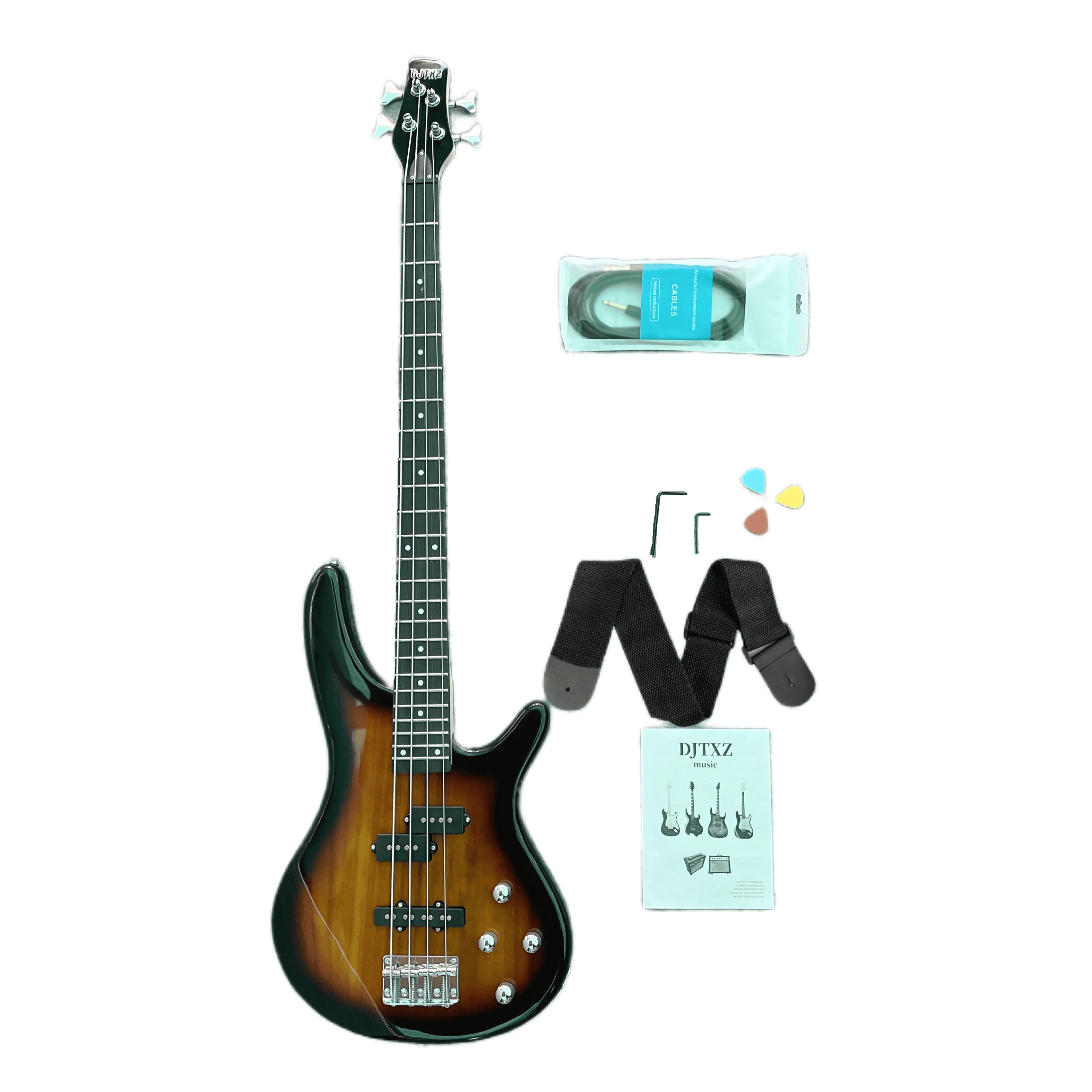 New Sunset Color Electric Bass Performance Practice Bass