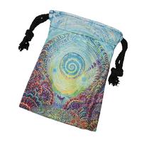 Tarot Storage Bag Drawstring Tarot Cards Bag Tarot Card Storage Bag With Digital Printing Multifunction Tarot Bag For Cards