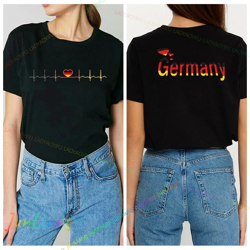 Mens Gift Y2k Vintage Top I Love DEU Short Sleeve Tee German Flag Pride Funny Shirt Graphic T Shirts T-shirts for Men Tshirt