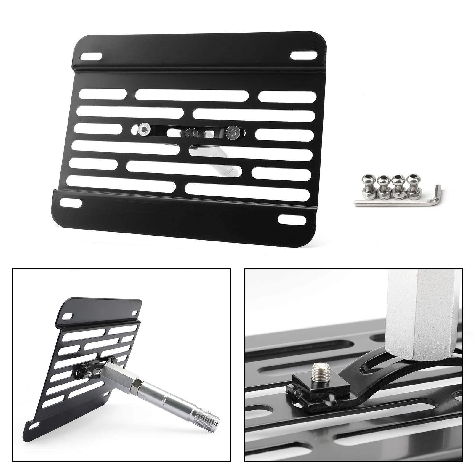 

Topteng Front Bumper Tow Hook License Plate Mounting Bracket Holder Fits Mazda 3 6 CX5