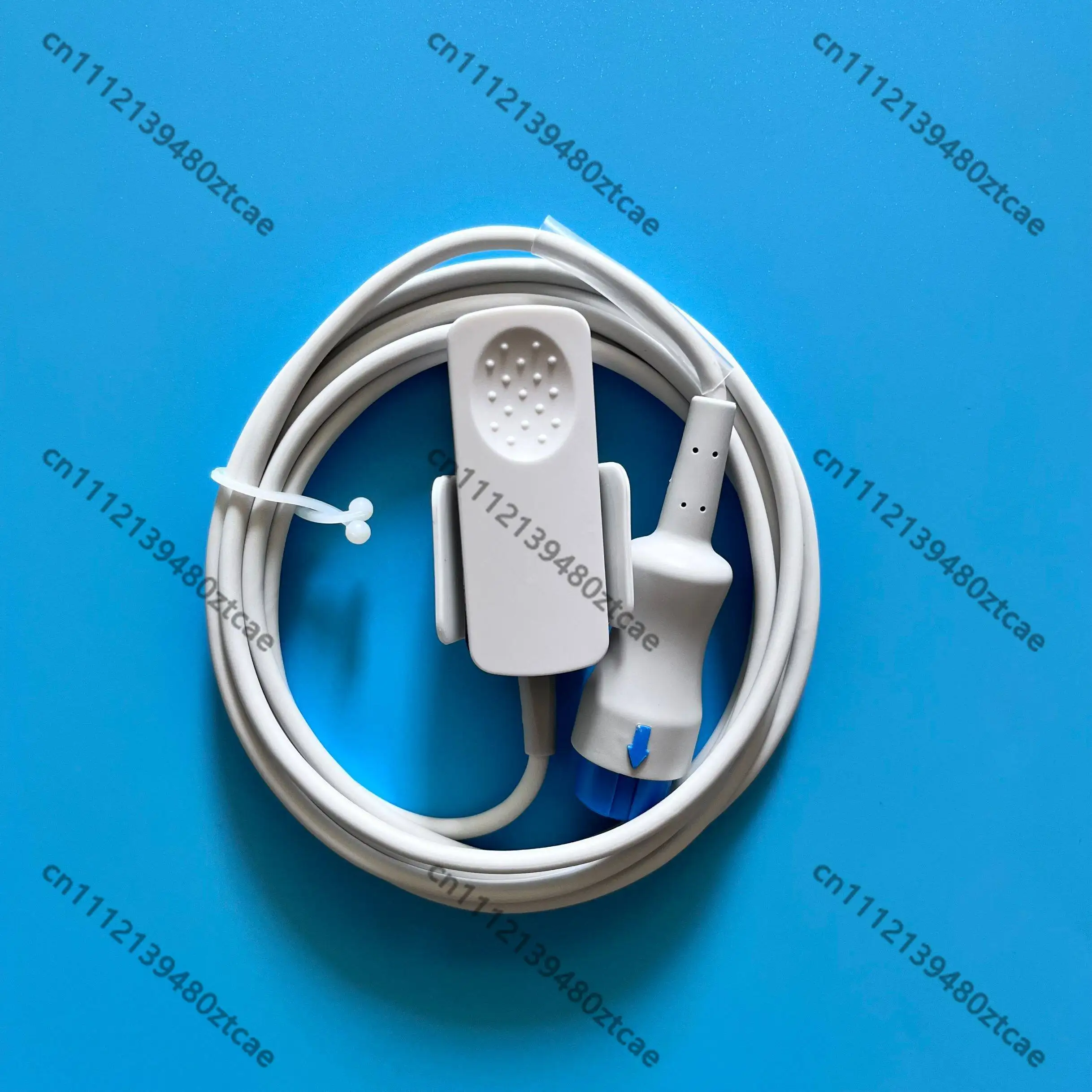 7-Pin Round SpO2 Sensor, Reusable Finger Clip Oxygen Probe Compatible with IPM10 IPM12 IMEC8 IMEC12 UMEC6 T5 Patient Monitor