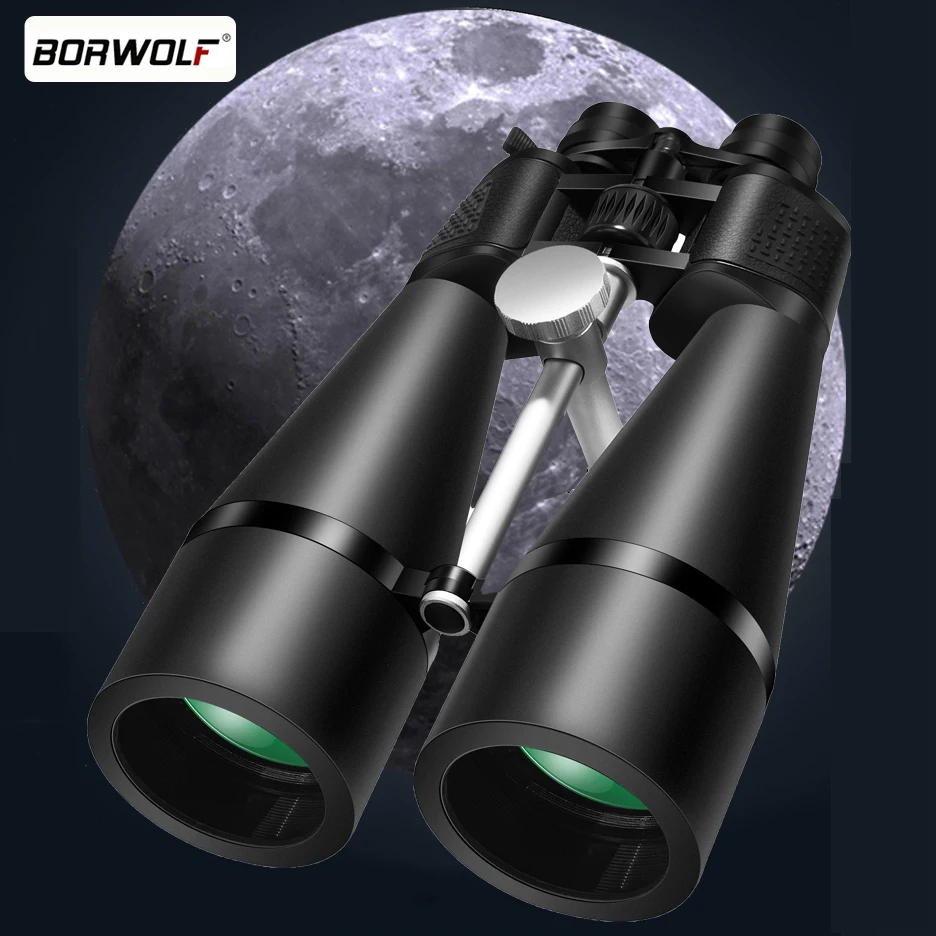 

BORWOLF Binoculars 25-75X80 HD Military Telescope for Bird watching Hiking Hunting Sport Watching The Moon