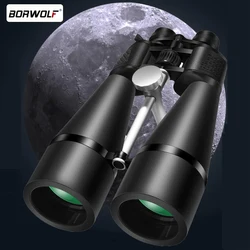 BORWOLF Binoculars 25-75X80 HD Military Telescope for Bird watching Hiking Hunting Sport Watching The Moon