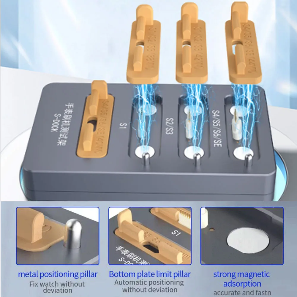 Imagem -02 - Jcid Aixun S-dock Awrt Ibus Adaptador Restaurar Programador para Apple Assista s1 s2 s3 s4 s5 s6 Restaurar Relógio de Teste Suporte Ferramentas Reparo