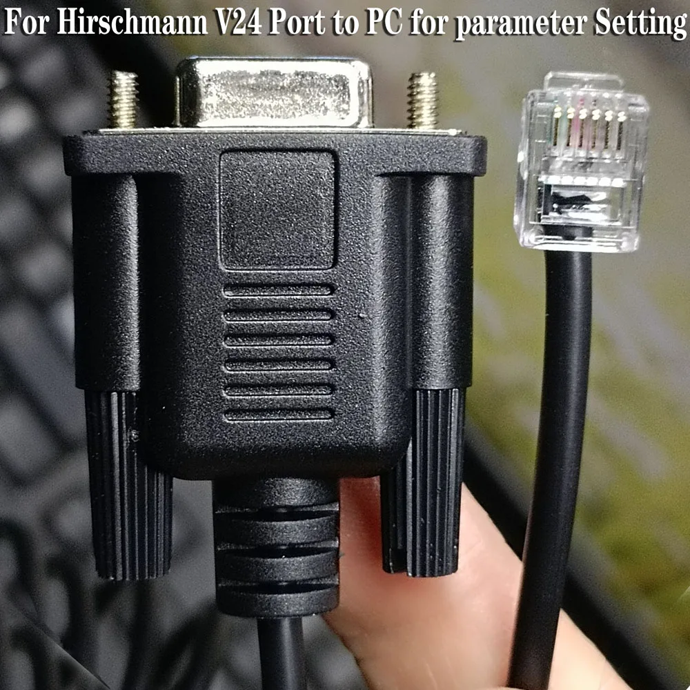 DB9 to RJ12 for Hirschmann Industrial Switch Parameter Setting Initializing Factory Setting Recover PC Config Cable