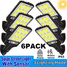 616 Solar Outdoor LED Wall Light Human Body Waterproof Sensin Suitable for Garden Terrace Garage Courtyard and Street Lighting