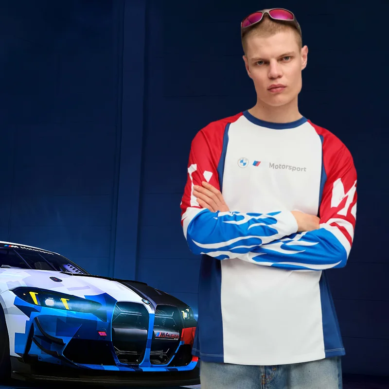 

Мужская быстросохнущая брендовая футболка BMW с длинными рукавами 2025, роскошный спортивный автомобиль, удобный повседневный дышащий топ для внедорожного мотоцикла