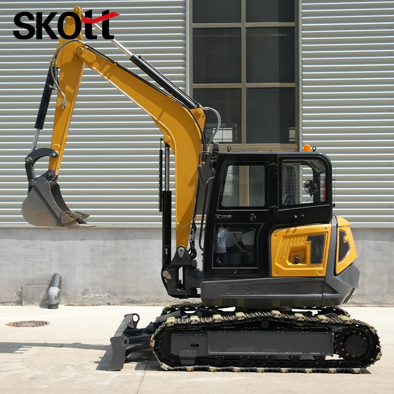 Efficient 6.5T Small Crawler Excavator | Tailored Design Welcome | Direct Source Factory | CE & ISO Certified | Online Assistanc
