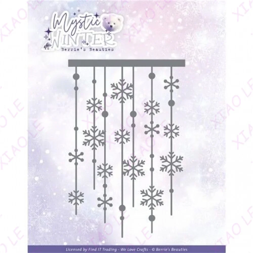 Metal Cutting Die Scrapbook Embossed Paper Card Album Craft Template Cut Die Stencils New for 2025 Arrival Mystic Snow Window