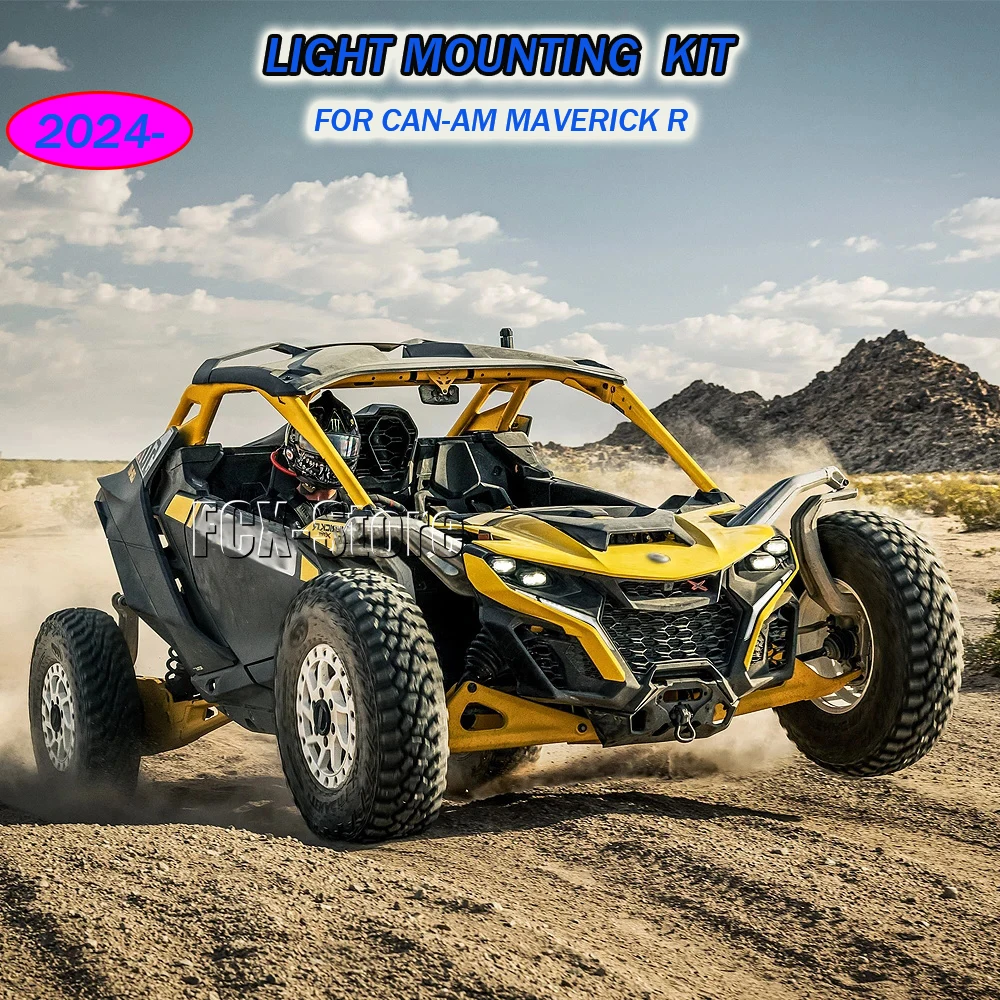 

Для CAN-AM MAVERICK R для Can-Am Maverick R 2024-Новинка внедорожник Стандартный Монтажный кронштейн для внедорожника черное крепление для внедорожника