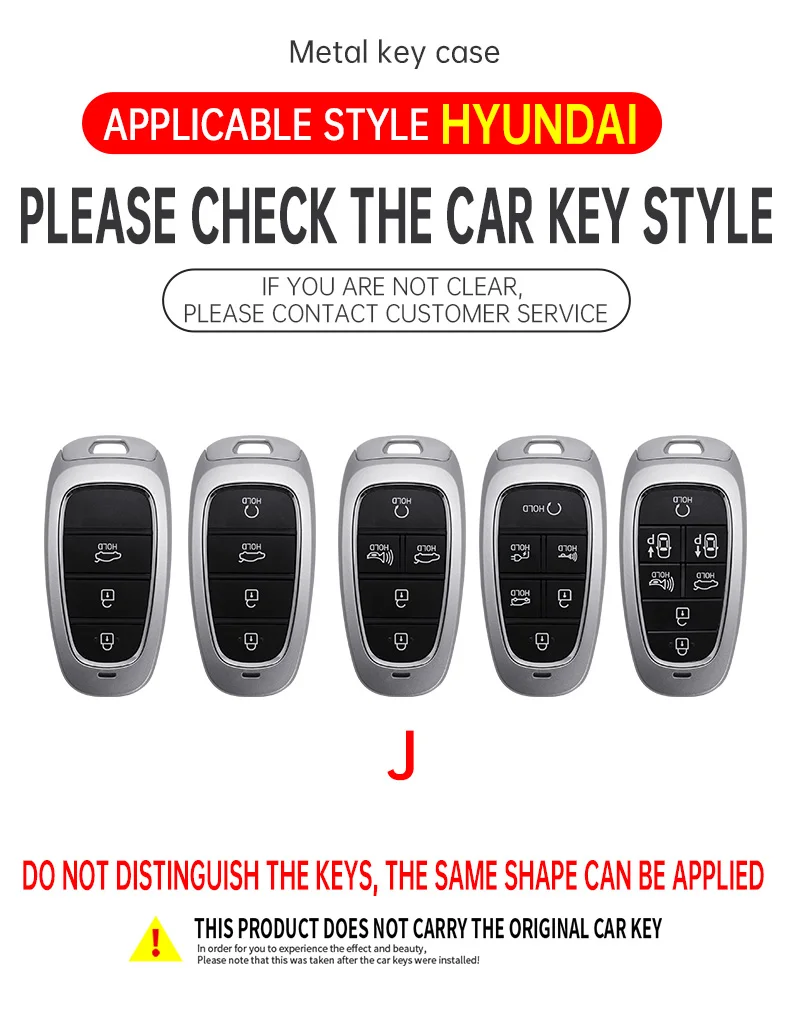 Zinc Alloy Carbon Fiber Car Key Case Cover For Hyundai Sonata Tucson Cruz IONIQ 5 Palisade Nexo Keychain Protector Accessories