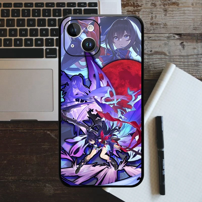 Seele Honkai Star Rail Gepard Topaz Serval Bronya, casing ponsel untuk IPhone 15 14 13 12 11 Pro Max Mini XSMax SE3 2 7 8 Plus