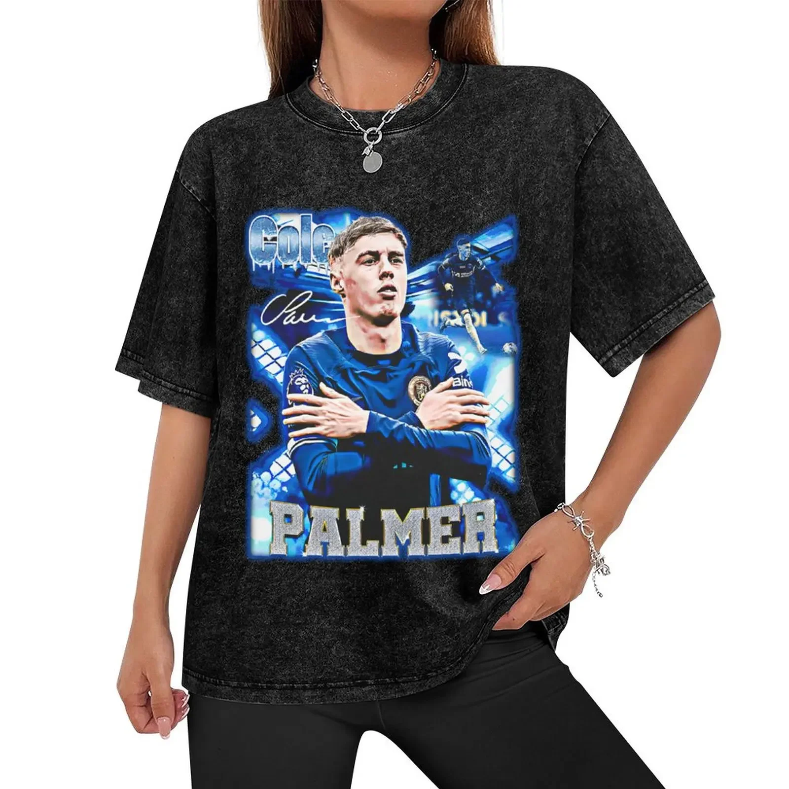 Cole Palmer Football Player T-Shirt baggy shirts plain blanks vintage clothes men clothes