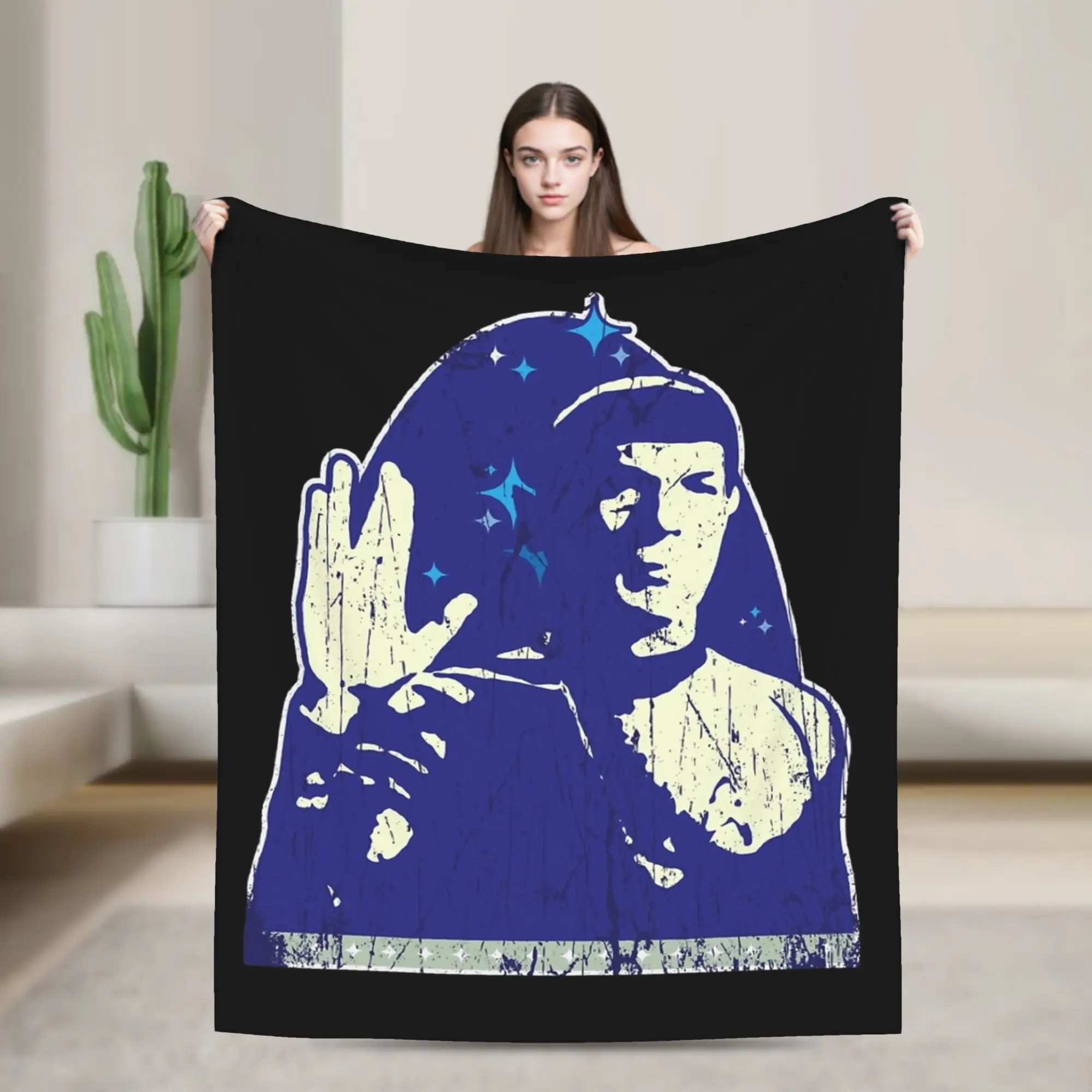 Stars Treks Mr Spock Live Long and Prosper Blankets Fleece All Season  Breathable Soft Throw Blanket for Bed Travel Bedspreads