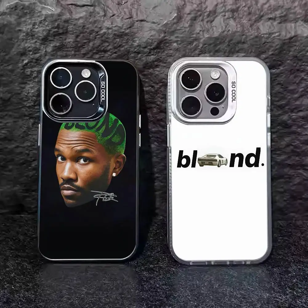 حافظة هاتف تايلر ذا كريتور فرانك أوشن شقراء IMD تصميم اللون فضي لهاتف آيفون 17 16 15 14 13 12 11 Air Pro Max Plus #3