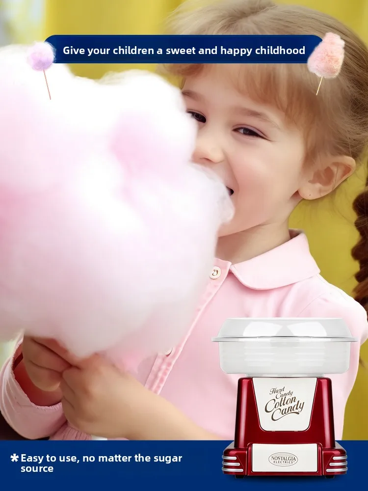 Mesin permen kapas hadiah kecil untuk anak-anak, hadiah ulang tahun untuk gadis berusia sepuluh tahun, hadiah kelulusan pusat perbelanjaan, hadiah Natal