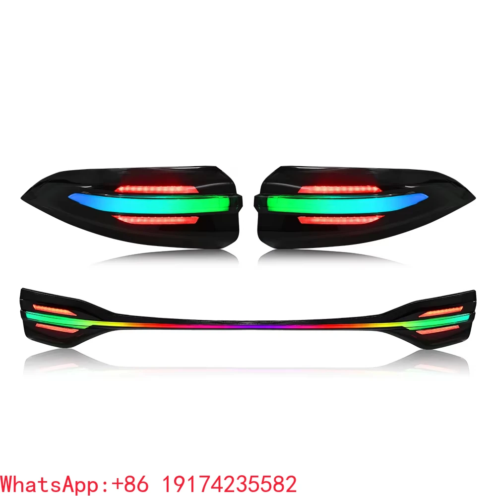 

Motion RGB Full LED Tail Lights for Toyota US Corolla 12th Gen Levin 2020-2024 Rear Auto Lamps Assembly Smoke Lens 12V