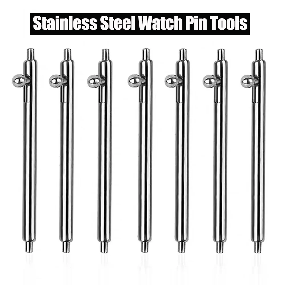 20MM 22MM 10PCS 1.8mm Stainless Steel Watch Pin Tools & Kits Quick Release Watch Strap spring Bars Pins 24mm 18MM 23MM 16MM 19MM