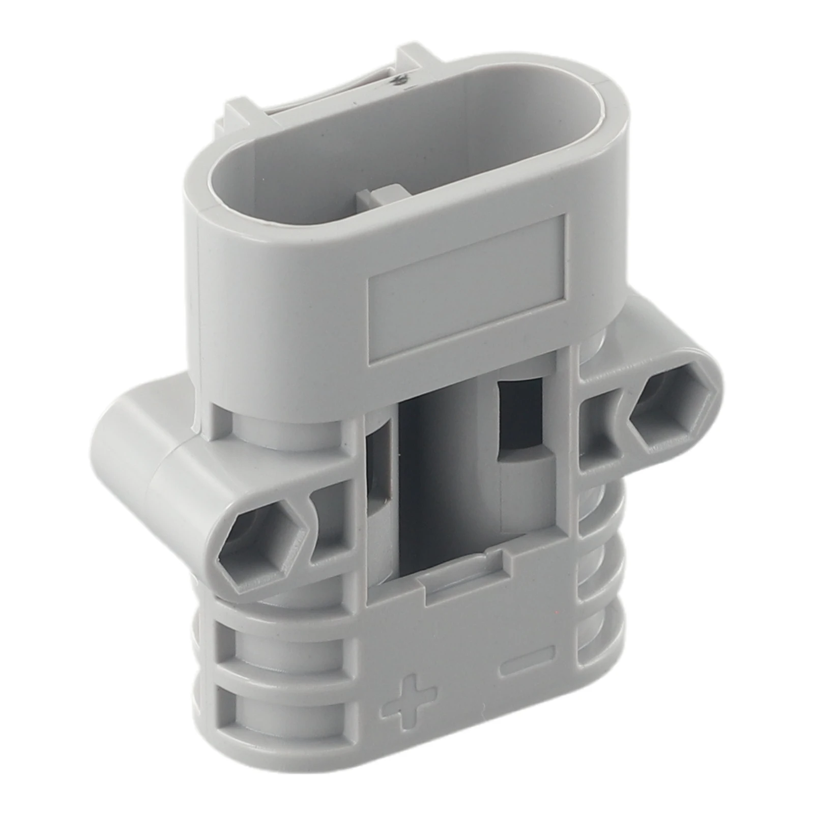 50 Amp 600V Forklift Cable Connectors Pair for AWG 6 Conductors with Straight Interface and UL94 V0 Compliance