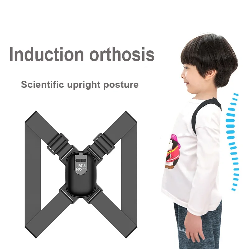 Tenwin Adjustable Smart  Posture Corrector Back Intelligent Brace Support Belt Shoulder Correction Spine Back Training