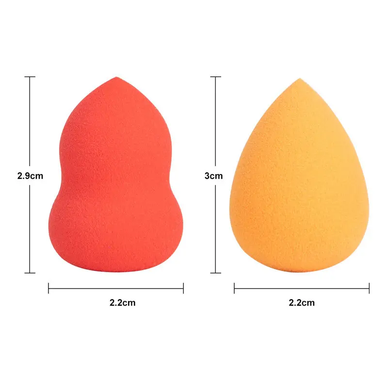 100/50/20/10pcs Soft Water Drop Gourd Beauty Egg Makeup Mixer -  Mini Sponge for Flawless Foundation, Concealer, and Powder