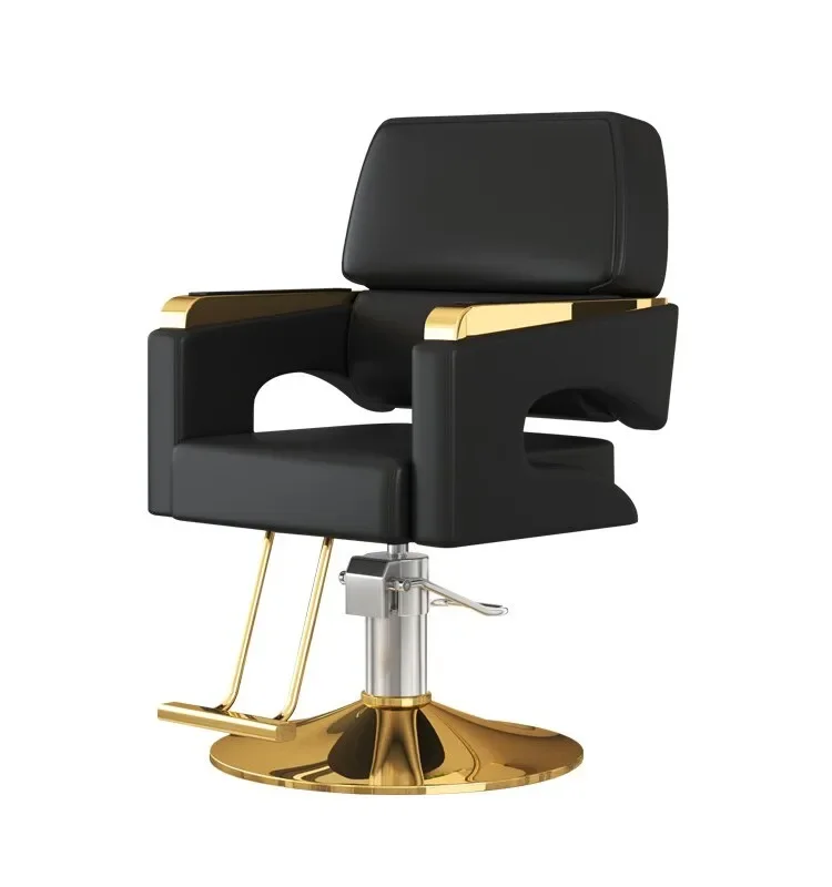 

Barbershop Luxury Swivel Barber Chair Professional Lift Barber Chair Perm Hair Dyeing Cadeira De Barbeiro Beauty Furniture