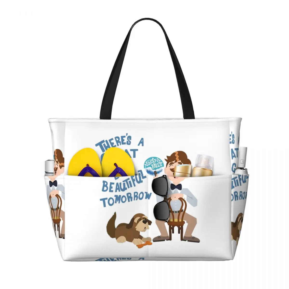 

Пляжная большая сумка Man Has A Dream, спортивная большая сумка для занятий йогой в тренажерном зале, женская дорожная сумка, сумка для фитнеса