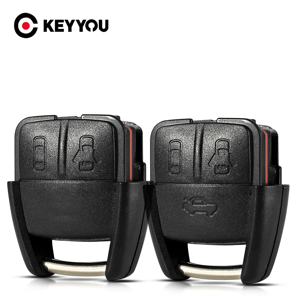 KEYYOU For Opel 2/3 Button Remote Key Shell Case For Vauxhall Opel Astra Zafira Omega Vectra For Chevrolet Fob Auto Car Key Cove