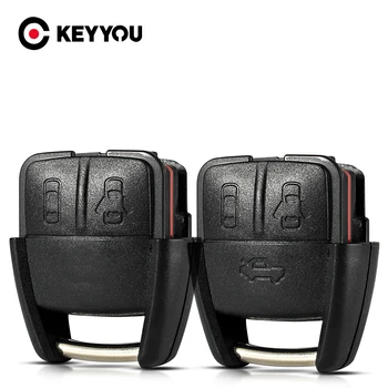 KEYYOU carcasa de llave a distancia de coche para Opel Frontera b 2000 Vectra Astra Zafira para Chevrolet Cruze Aveo 2 reemplazo de 3 botones