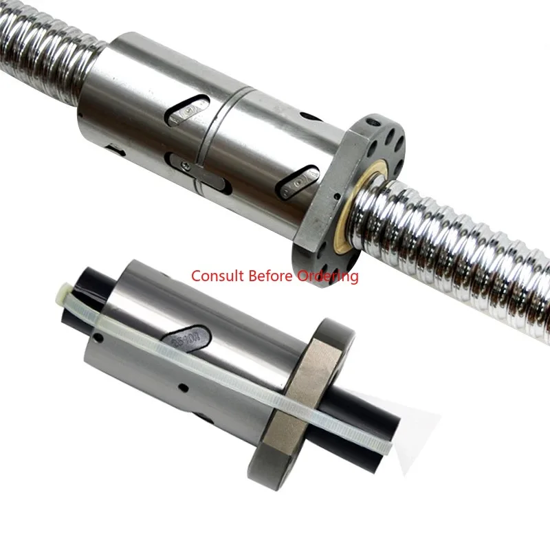 

TBI Double Nut Ball Screw C7 Precision GCr15 Steel 12mm Diameter 10-6000mm Length For CNC Machines ISO9001 Certified
