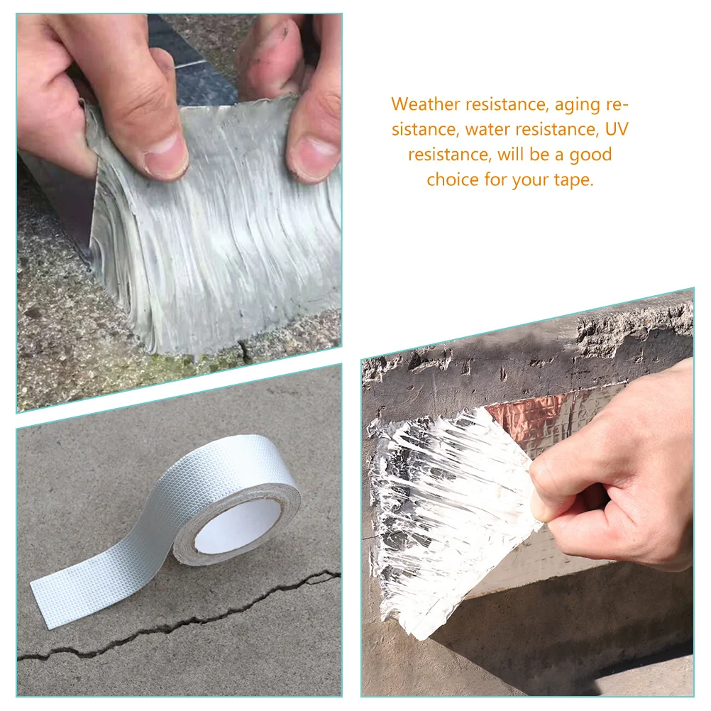

2pcs Waterproof Butyl For Roof Patching Leakage Repair Strong Sealing Weather Resistant Uv Proof Leak Proof Mending Tape