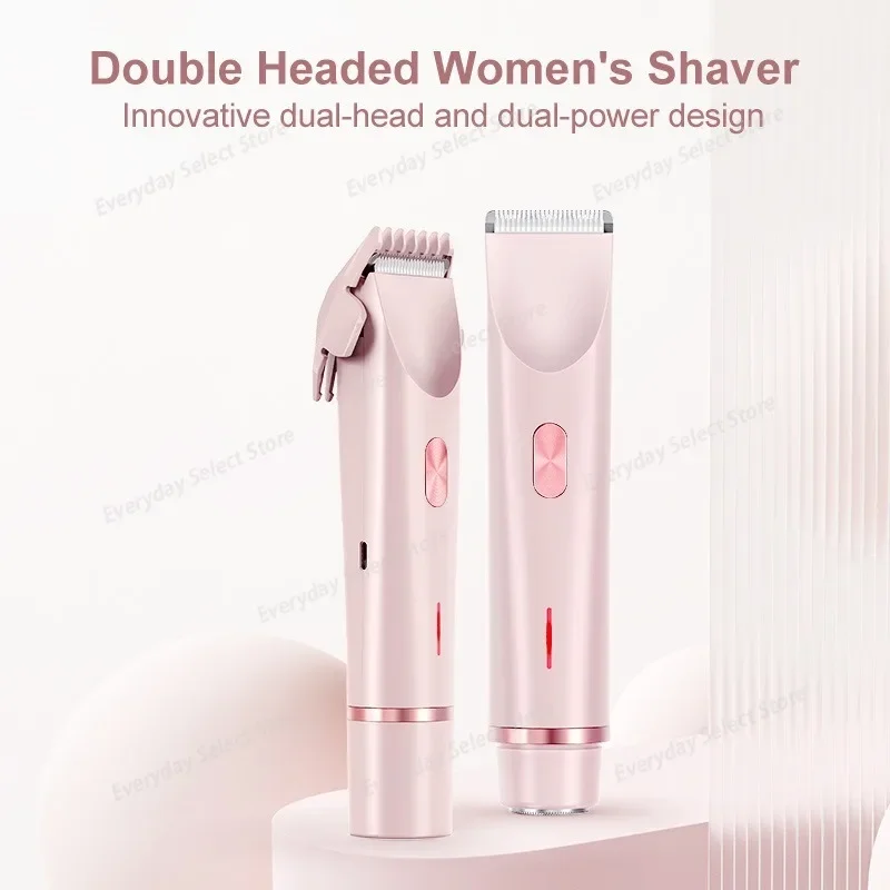 Double Head Shaving Machine Private Parts Ladies Shaving Machine Hair Trimmer Clipper Electric Hair Remover Wholesale Portable