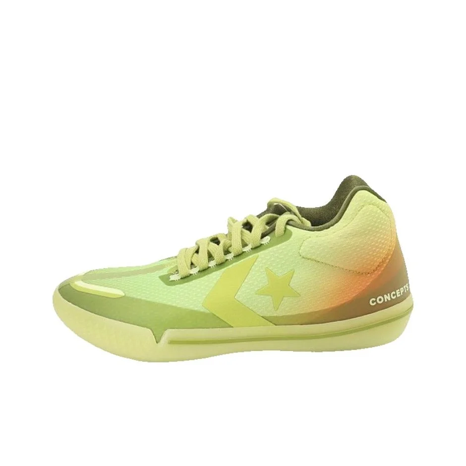 CONCEPTS X Converse All Star BB Evo Basketball Shoes Unisex Mid Top Cyan Peach 170591C