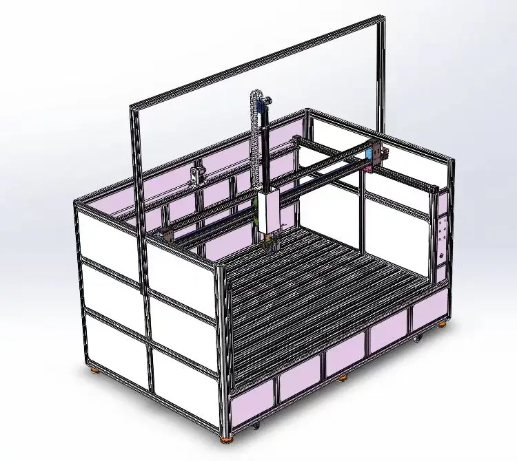 Customized Large Mattress Door Panel Furniture Coating Machine Packaging Folder Gluer  Dispensing Glue Spraying Machine