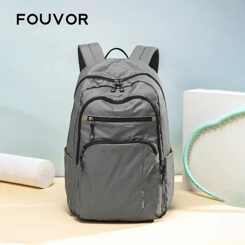 Fouvor Women's Backpack Large Capacity Elegant Oxford Cloth Lightweight Waterproof Travel Backpack with Multiple Pockets 2988-04