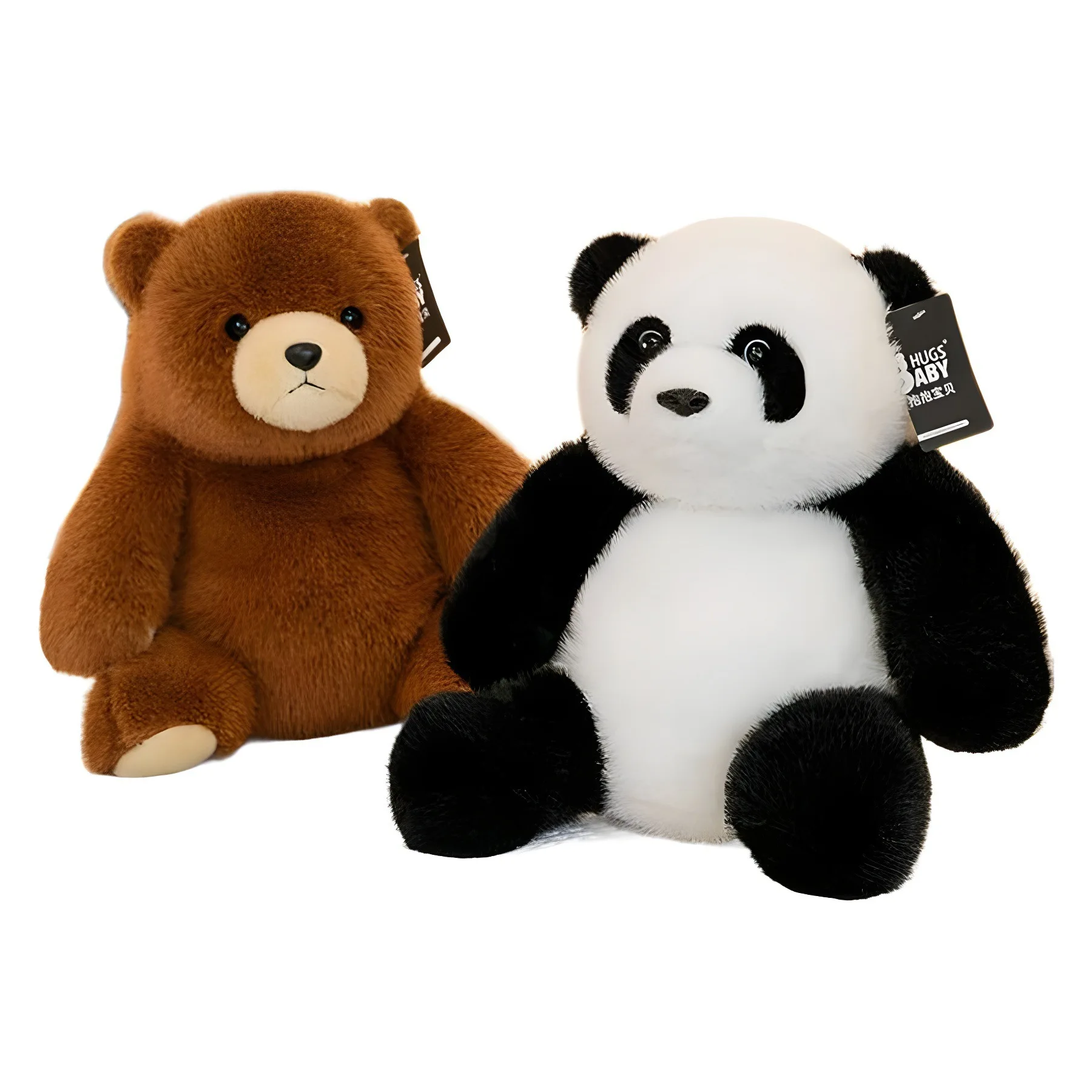 귀여운 봉제 인형 포옹용 아기 게으른 판다 인형 봉제 동물 판다 곰 인형 어린이 생일 선물 부드러운 안심 인형