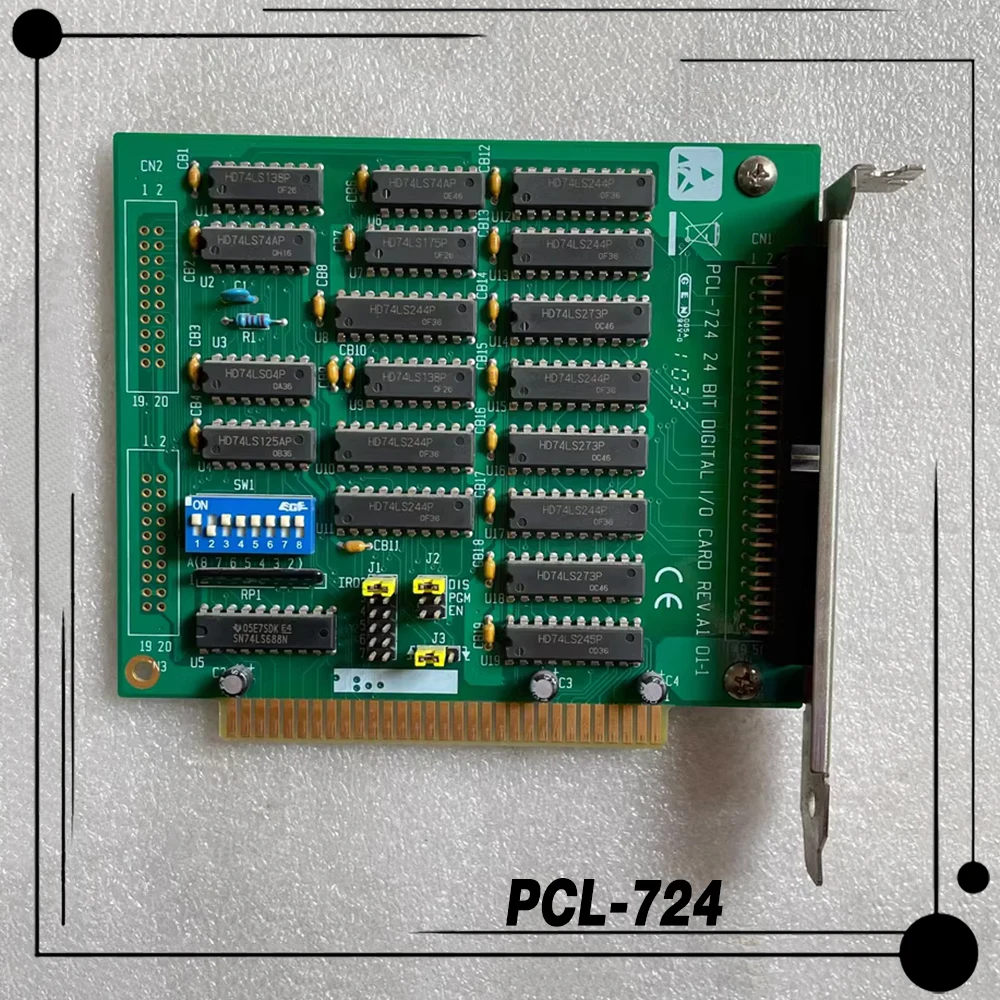 For Advantech Data Acquisition Card 24 Channels PCL-724