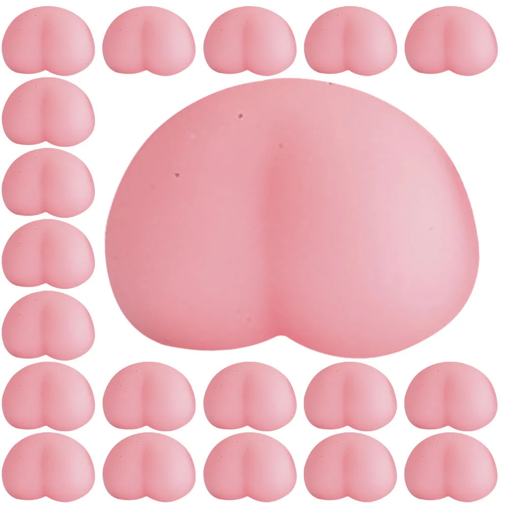 24 Pcs Pinch Stress Relieve Elastic Kids Squeezing Small Ball Lovely Fidget Pranks Toddler Car