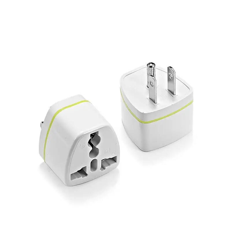 Universal USA Plug Adapter 3 Pin EU European AU UK To American US Travel Power Adapter Electric Plug Converter Socket Outlet