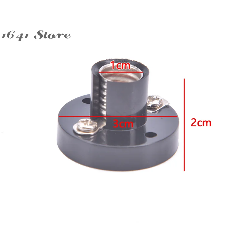 1PC E10 스크류 홀더 DIY 플랫 램프 베이스 물리학 전기 비즈 테스트 부품