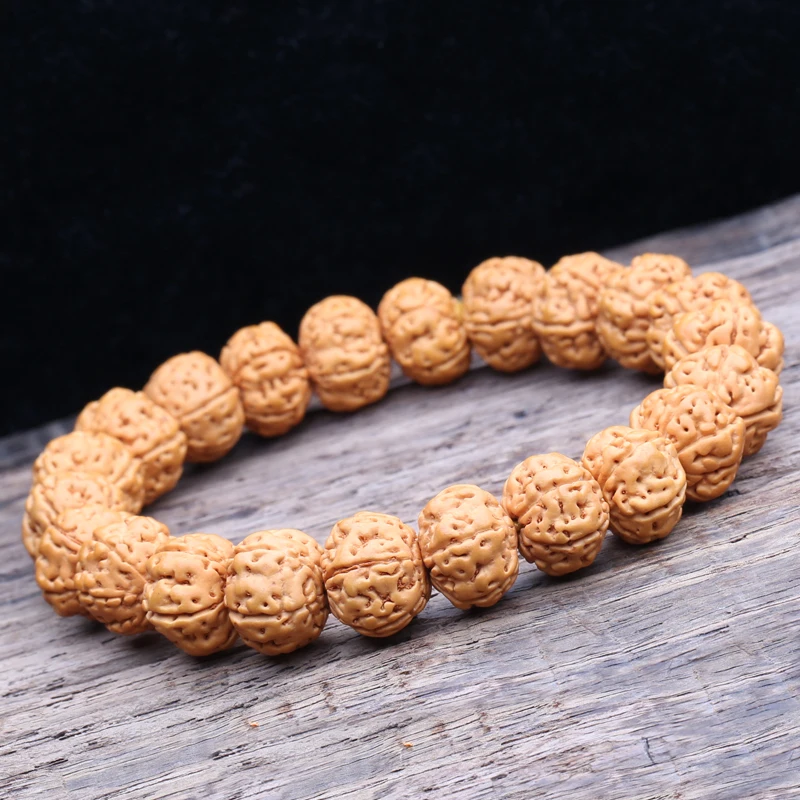 Natural Rudrakhsa Beaded Bracelet Vajra Bodhi