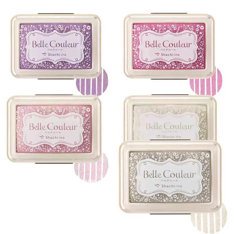 وسادة ختم كلاسيكية أحادية اللون حبر ملون لتزيين بطاقة القصاصات