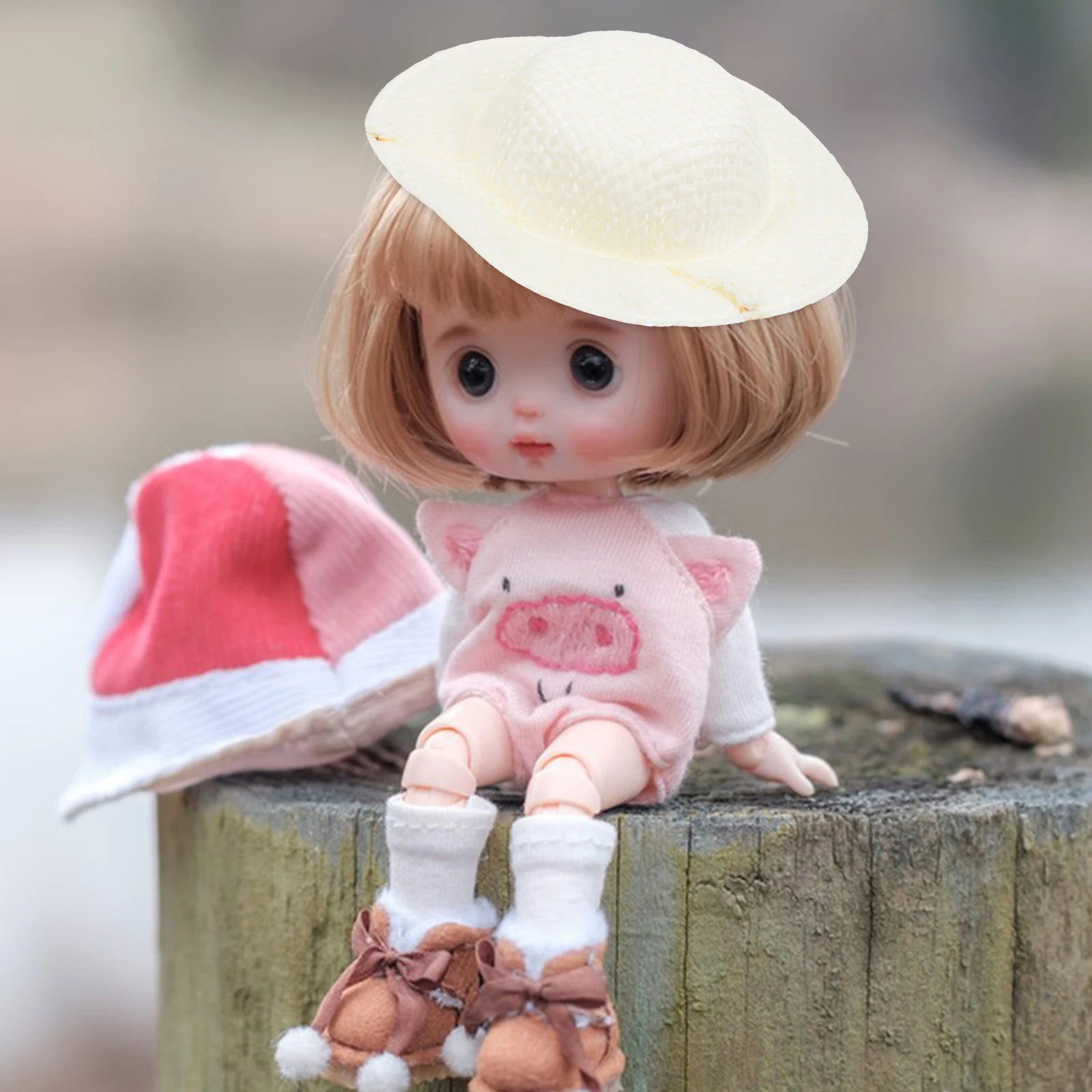 

15 Pcs Mini Knit Hat Cowboy Knitting Hand Knitted Hats Ornament Woven Ornaments Decoration
